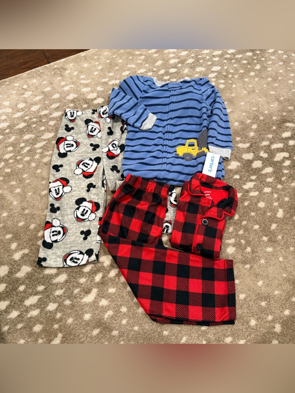 Bundle Boys (4) Piece Pajama Bundle. Size 3T/4T